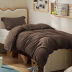 Bedsure White Duvet Cover Queen Size - Soft Double Brushed Bedding Set for Kids & Adults, Zipper Closure, 3 Pieces, Includes 1 Duvet Cover (90"x90") & 2 Pillow Shams, NO Comforter