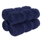 American Soft Linen Luxury Hand Towels for Bathroom, 100% Cotton Turkish 4 Piece Hand Towel Set, 600 GSM Hand Face Towels for Kitchen, White Hand Towels