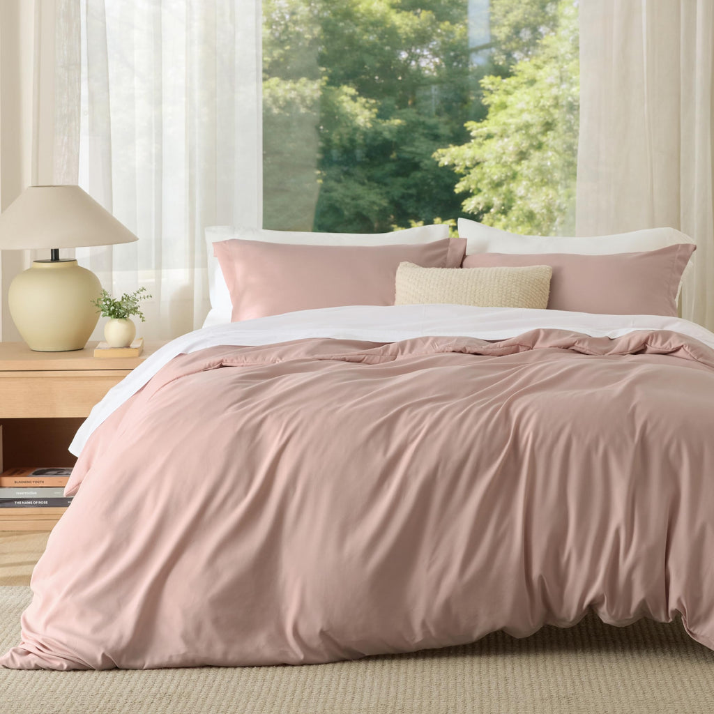 Bedsure White Duvet Cover Queen Size - Soft Double Brushed Bedding Set for Kids & Adults, Zipper Closure, 3 Pieces, Includes 1 Duvet Cover (90"x90") & 2 Pillow Shams, NO Comforter