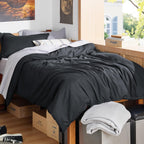 Bedsure White Duvet Cover Queen Size - Soft Double Brushed Bedding Set for Kids & Adults, Zipper Closure, 3 Pieces, Includes 1 Duvet Cover (90"x90") & 2 Pillow Shams, NO Comforter