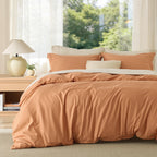 Bedsure White Duvet Cover Queen Size - Soft Double Brushed Bedding Set for Kids & Adults, Zipper Closure, 3 Pieces, Includes 1 Duvet Cover (90"x90") & 2 Pillow Shams, NO Comforter