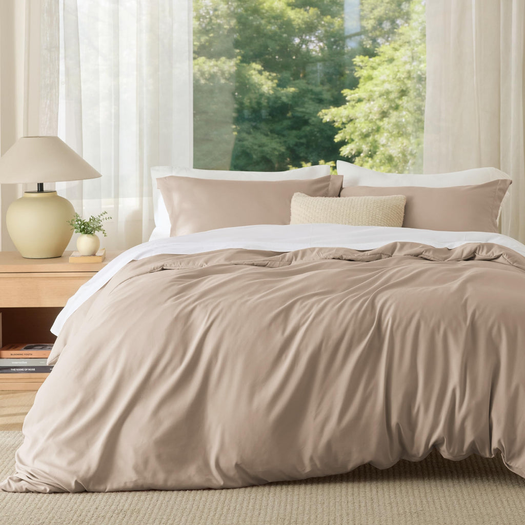 Bedsure White Duvet Cover Queen Size - Soft Double Brushed Bedding Set for Kids & Adults, Zipper Closure, 3 Pieces, Includes 1 Duvet Cover (90"x90") & 2 Pillow Shams, NO Comforter