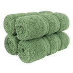 American Soft Linen Luxury Hand Towels for Bathroom, 100% Cotton Turkish 4 Piece Hand Towel Set, 600 GSM Hand Face Towels for Kitchen, White Hand Towels