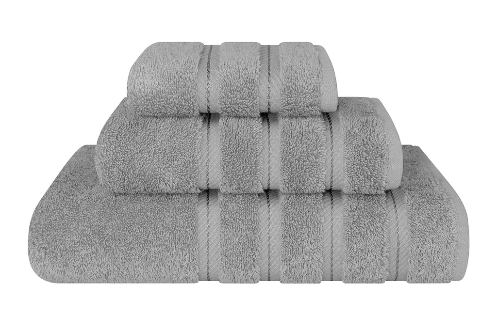 American Soft Linen Luxury Hand Towels for Bathroom, 100% Cotton Turkish 4 Piece Hand Towel Set, 600 GSM Hand Face Towels for Kitchen, White Hand Towels