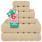 American Soft Linen Luxury Hand Towels for Bathroom, 100% Cotton Turkish 4 Piece Hand Towel Set, 600 GSM Hand Face Towels for Kitchen, White Hand Towels