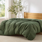 Bedsure White Duvet Cover Queen Size - Soft Double Brushed Bedding Set for Kids & Adults, Zipper Closure, 3 Pieces, Includes 1 Duvet Cover (90"x90") & 2 Pillow Shams, NO Comforter