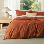 Bedsure White Duvet Cover Queen Size - Soft Double Brushed Bedding Set for Kids & Adults, Zipper Closure, 3 Pieces, Includes 1 Duvet Cover (90"x90") & 2 Pillow Shams, NO Comforter