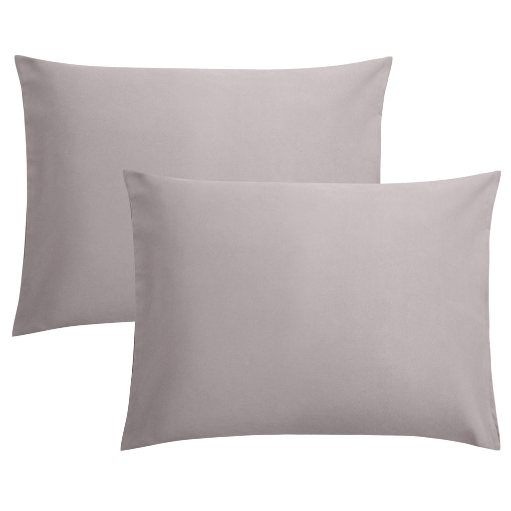 FLXXIE Pillow Cases Queen, Soft Microfiber Pillow Covers with Envelope Closure, Wrinkle Resistant Pillowcases, 2 Piece Set, 20x30, Black