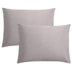 FLXXIE Pillow Cases Queen, Soft Microfiber Pillow Covers with Envelope Closure, Wrinkle Resistant Pillowcases, 2 Piece Set, 20x30, Black