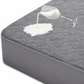 Waterproof Mattress Protector Queen Size, Soft Breathable Mattress Pad with Deep Pocket 8"-21", Noiseless 3D Air Fabric Cooling Mattress Cover for Bed, Machine Washable, Grey
