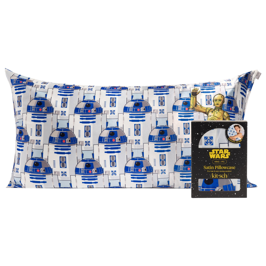 19x36 Garden Toile Zippered Cooling Satin Pillowcase Wrinkle-Soft for Hair & Skin, Softer Than Silk