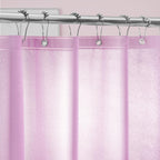 Seenus Waterproof Fabric Shower Curtain Liner with 3 Extra-Large Magnets, 72 x 72 inch Washable Cloth Shower Liner Odorless Hotel Quality, Neutral White Lightweight Shower Curtain for Bathroom