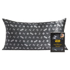 19x36 Garden Toile Zippered Cooling Satin Pillowcase Wrinkle-Soft for Hair & Skin, Softer Than Silk