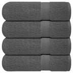 Infinitee Xclusives White Hand Towels for Bathroom - Set of 6 (16x28 inches) 600 GSM, 100% Cotton Ultra Soft, Quick Drying, Hotel Quality Hand Towel Set (Brilliant White, Hand Towels)