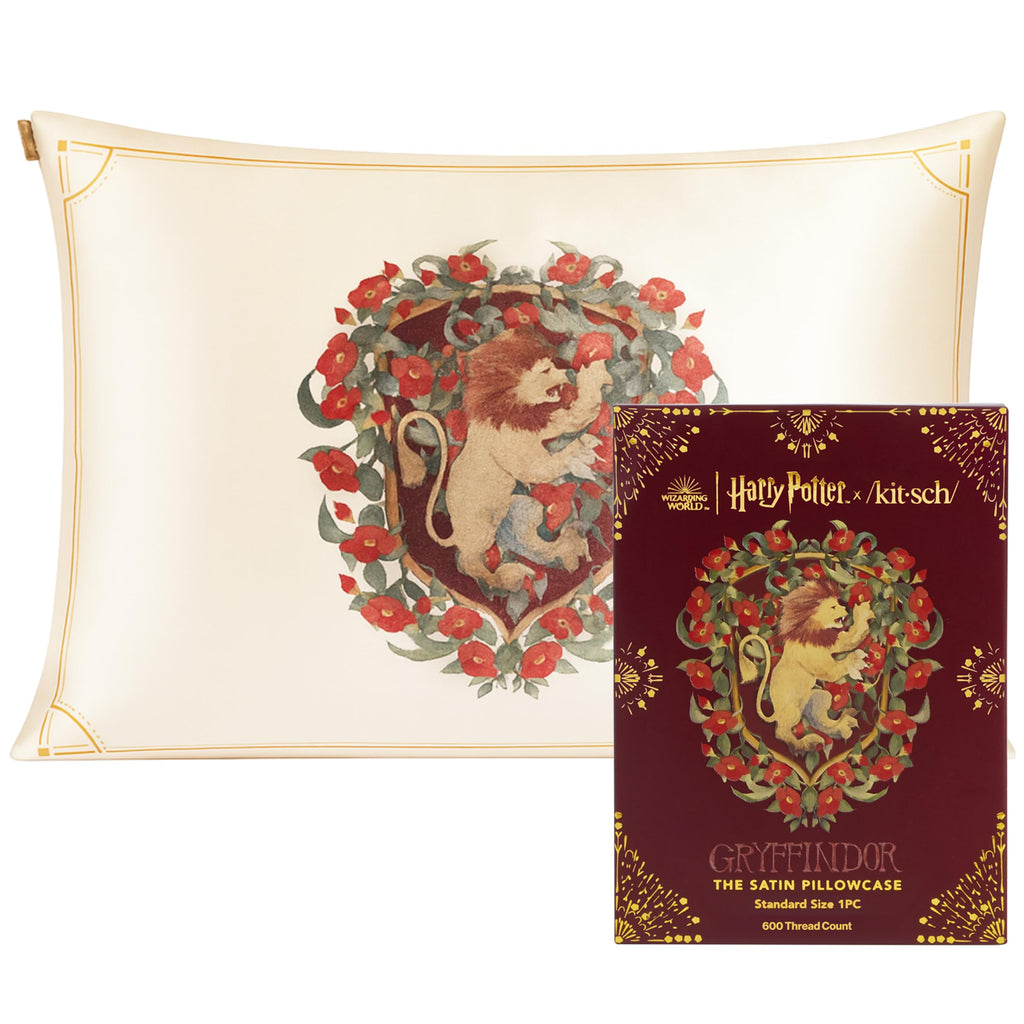 19x36 Garden Toile Zippered Cooling Satin Pillowcase Wrinkle-Soft for Hair & Skin, Softer Than Silk