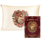 19x36 Garden Toile Zippered Cooling Satin Pillowcase Wrinkle-Soft for Hair & Skin, Softer Than Silk