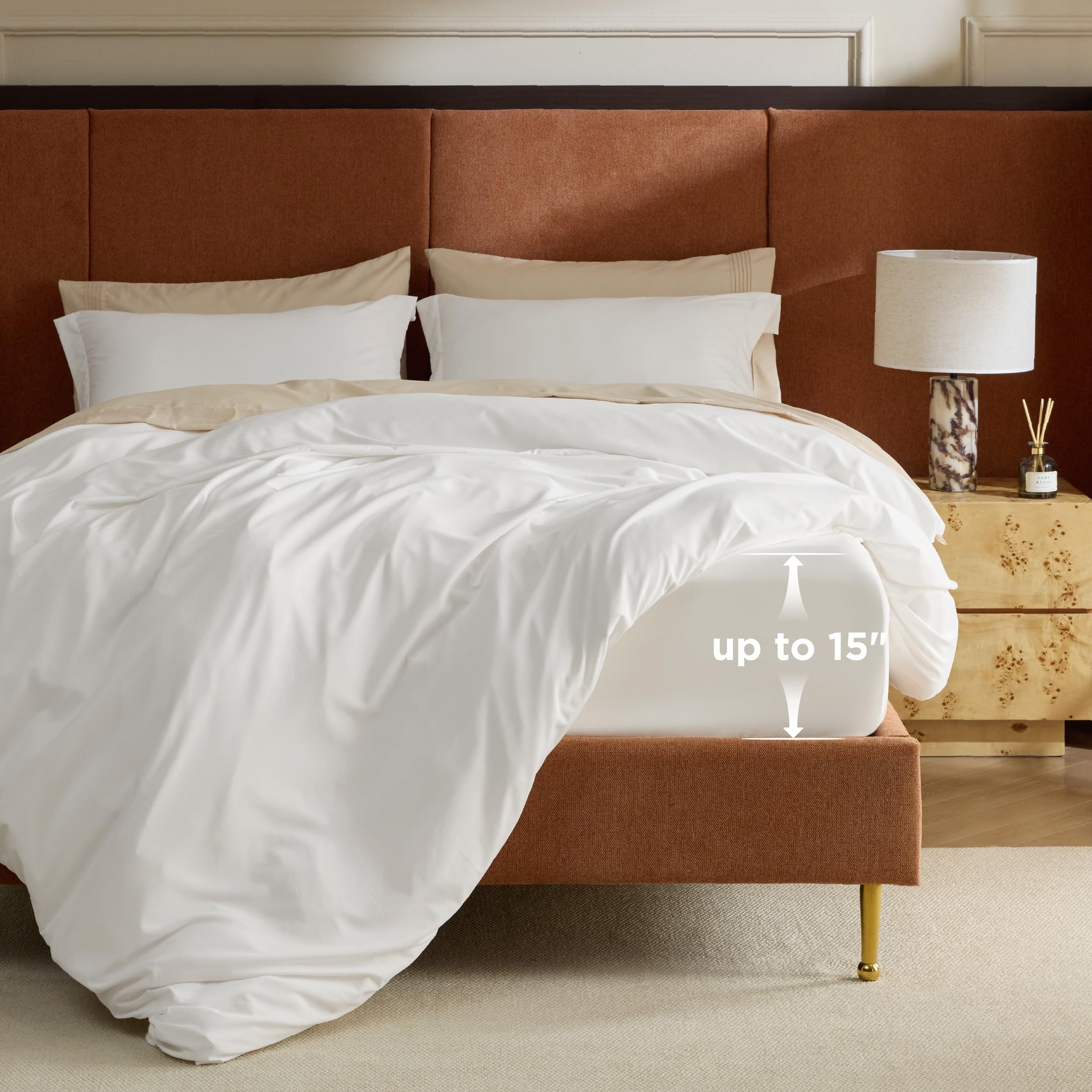 Bedsure White Duvet Cover Queen Size - Soft Double Brushed Bedding Set for Kids & Adults, Zipper Closure, 3 Pieces, Includes 1 Duvet Cover (90"x90") & 2 Pillow Shams, NO Comforter