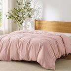 Bedsure White Duvet Cover Queen Size - Soft Double Brushed Bedding Set for Kids & Adults, Zipper Closure, 3 Pieces, Includes 1 Duvet Cover (90"x90") & 2 Pillow Shams, NO Comforter