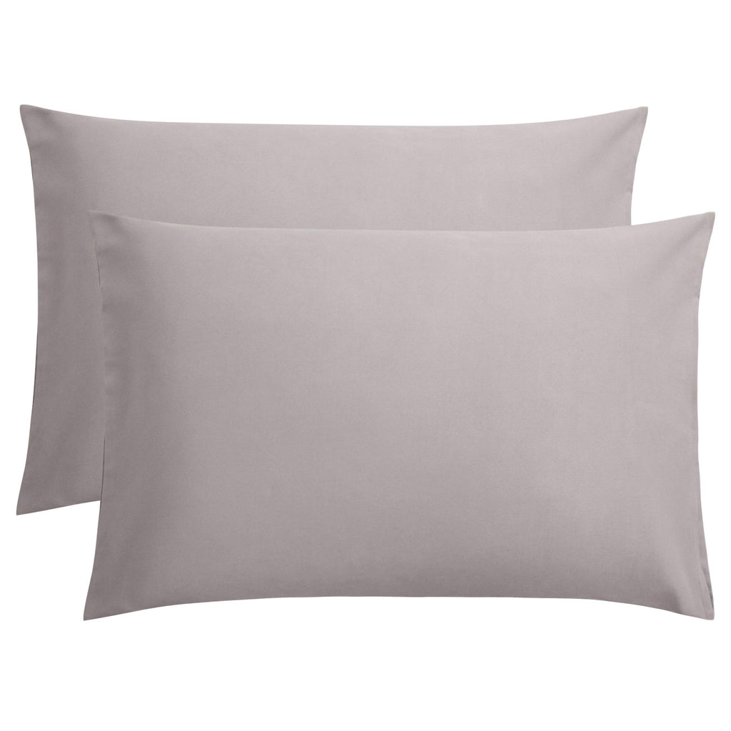 FLXXIE Pillow Cases Queen, Soft Microfiber Pillow Covers with Envelope Closure, Wrinkle Resistant Pillowcases, 2 Piece Set, 20x30, Black