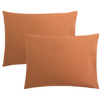 FLXXIE Pillow Cases Queen, Soft Microfiber Pillow Covers with Envelope Closure, Wrinkle Resistant Pillowcases, 2 Piece Set, 20x30, Black