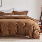 Bedsure White Duvet Cover Queen Size - Soft Double Brushed Bedding Set for Kids & Adults, Zipper Closure, 3 Pieces, Includes 1 Duvet Cover (90"x90") & 2 Pillow Shams, NO Comforter