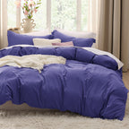 Bedsure White Duvet Cover King Size - 3 Pieces Prewashed Cotton-Like Polyester Extra Soft Bedding Set, Includes 1 Duvet Cover 104x90 Inches with Zipper Closure & 2 Pillow Shams, Comforter Not Included