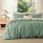 Bedsure White Duvet Cover Queen Size - Soft Double Brushed Bedding Set for Kids & Adults, Zipper Closure, 3 Pieces, Includes 1 Duvet Cover (90"x90") & 2 Pillow Shams, NO Comforter