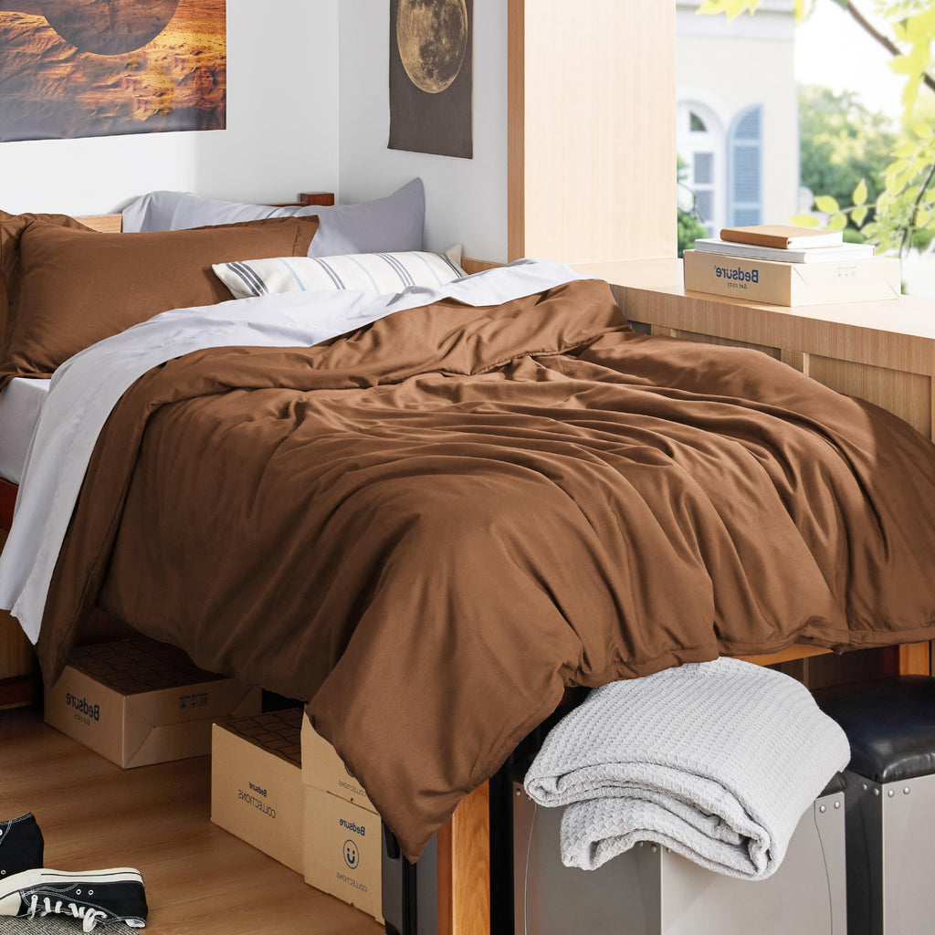 Bedsure White Duvet Cover Queen Size - Soft Double Brushed Bedding Set for Kids & Adults, Zipper Closure, 3 Pieces, Includes 1 Duvet Cover (90"x90") & 2 Pillow Shams, NO Comforter