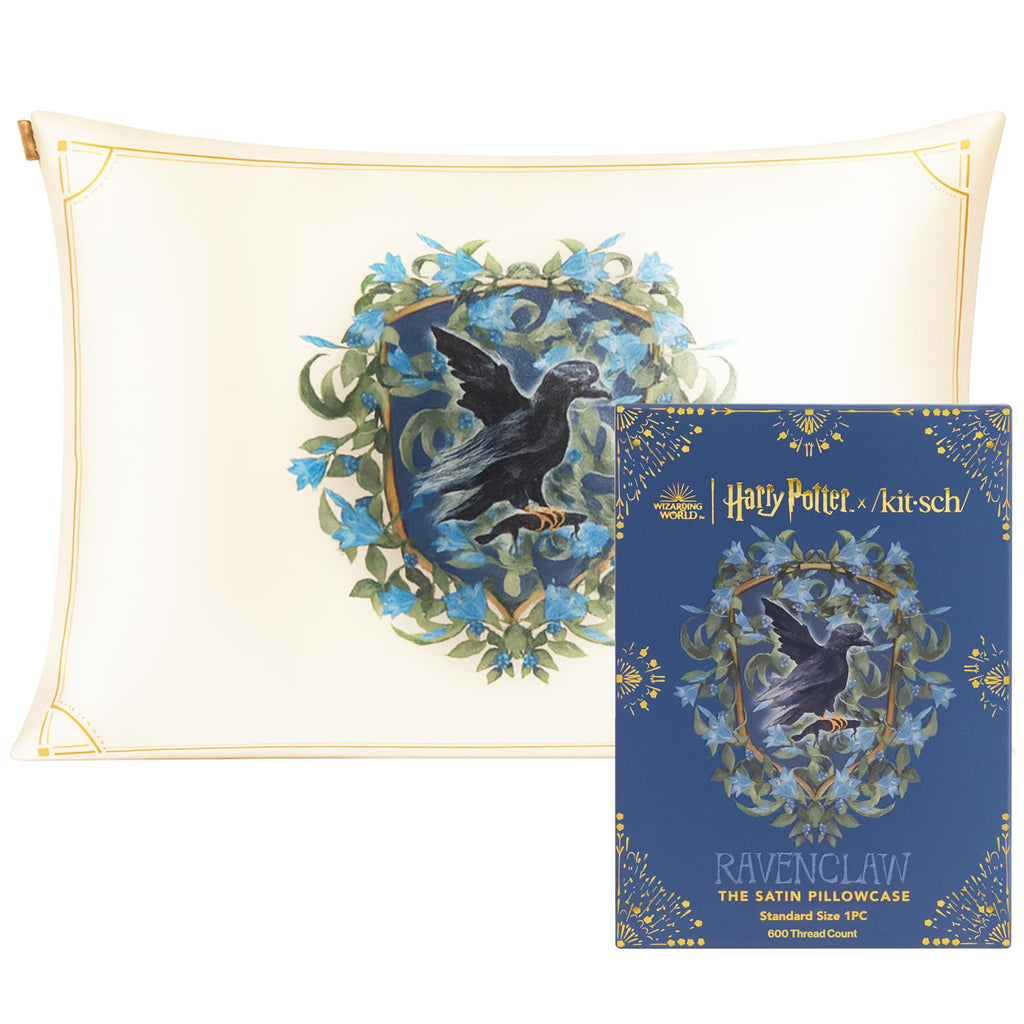 19x36 Garden Toile Zippered Cooling Satin Pillowcase Wrinkle-Soft for Hair & Skin, Softer Than Silk