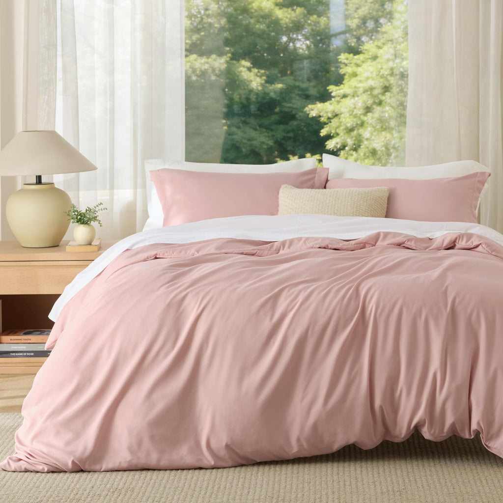 Bedsure White Duvet Cover Queen Size - Soft Double Brushed Bedding Set for Kids & Adults, Zipper Closure, 3 Pieces, Includes 1 Duvet Cover (90"x90") & 2 Pillow Shams, NO Comforter