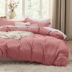 Bedsure White Duvet Cover King Size - 3 Pieces Prewashed Cotton-Like Polyester Extra Soft Bedding Set, Includes 1 Duvet Cover 104x90 Inches with Zipper Closure & 2 Pillow Shams, Comforter Not Included