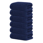 Tens Towels Pack of 6 Hand Towels, 100% Cotton, Lighter Weight, Quick to Dry, 16 x 28 Inches, Super Soft & Absorbent, Perfect for Bathroom & Kitchen, Dark Grey