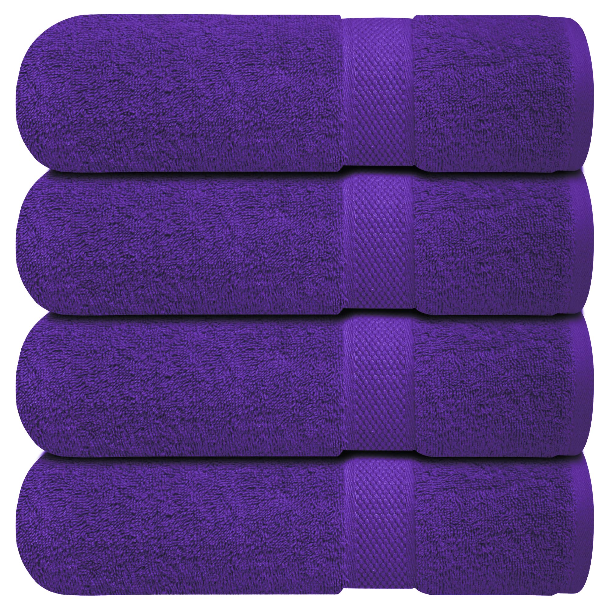 Infinitee Xclusives White Hand Towels for Bathroom - Set of 6 (16x28 inches) 600 GSM, 100% Cotton Ultra Soft, Quick Drying, Hotel Quality Hand Towel Set (Brilliant White, Hand Towels)