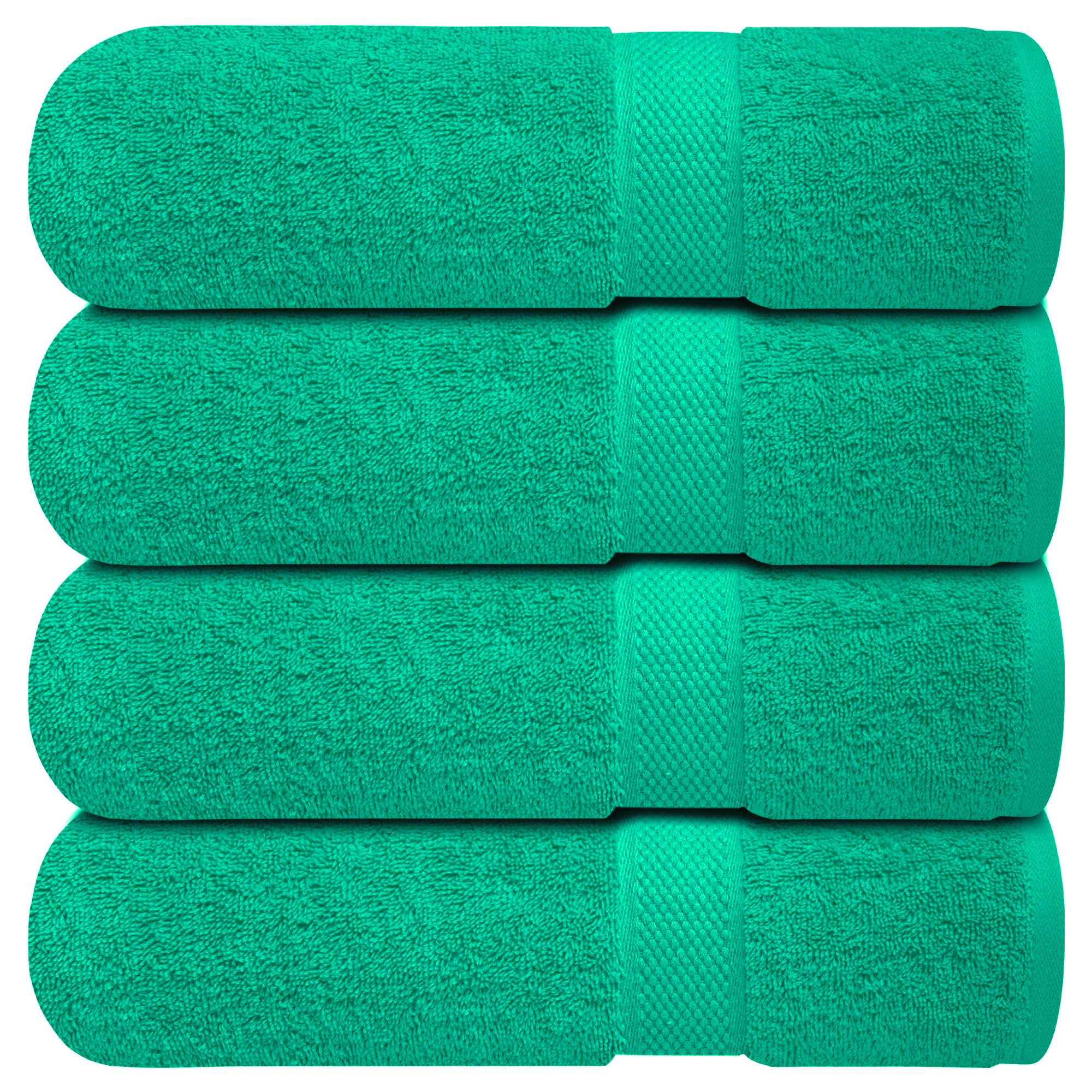Infinitee Xclusives White Hand Towels for Bathroom - Set of 6 (16x28 inches) 600 GSM, 100% Cotton Ultra Soft, Quick Drying, Hotel Quality Hand Towel Set (Brilliant White, Hand Towels)