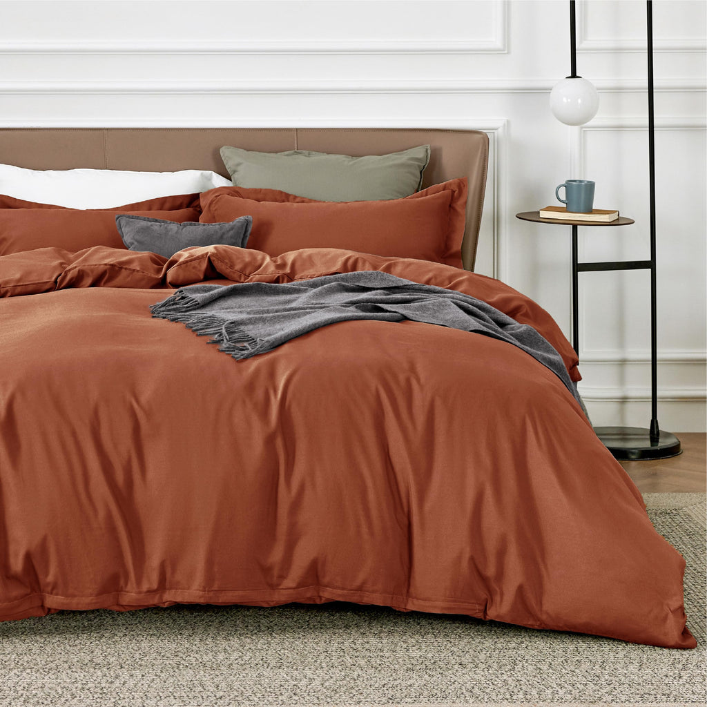 Bedsure White Duvet Cover Queen Size - Soft Double Brushed Bedding Set for Kids & Adults, Zipper Closure, 3 Pieces, Includes 1 Duvet Cover (90"x90") & 2 Pillow Shams, NO Comforter