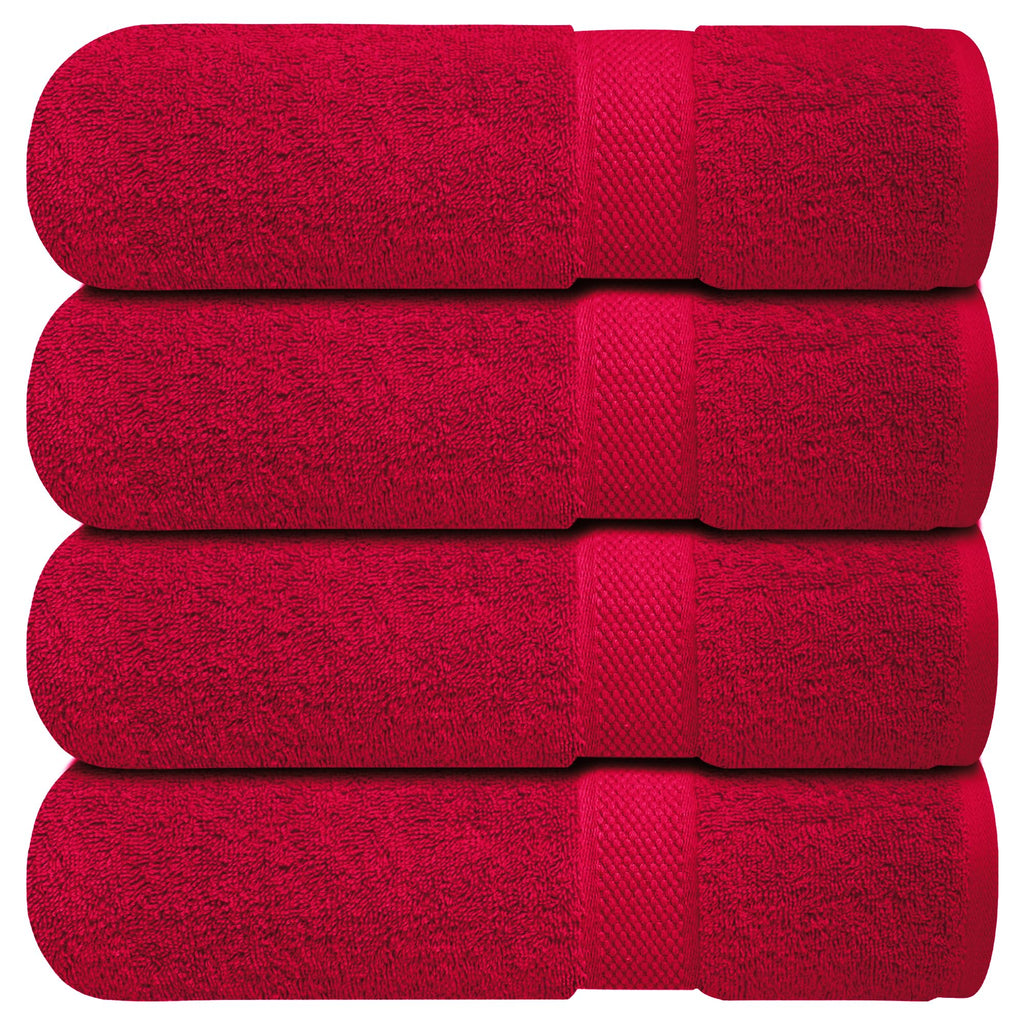 Infinitee Xclusives White Hand Towels for Bathroom - Set of 6 (16x28 inches) 600 GSM, 100% Cotton Ultra Soft, Quick Drying, Hotel Quality Hand Towel Set (Brilliant White, Hand Towels)