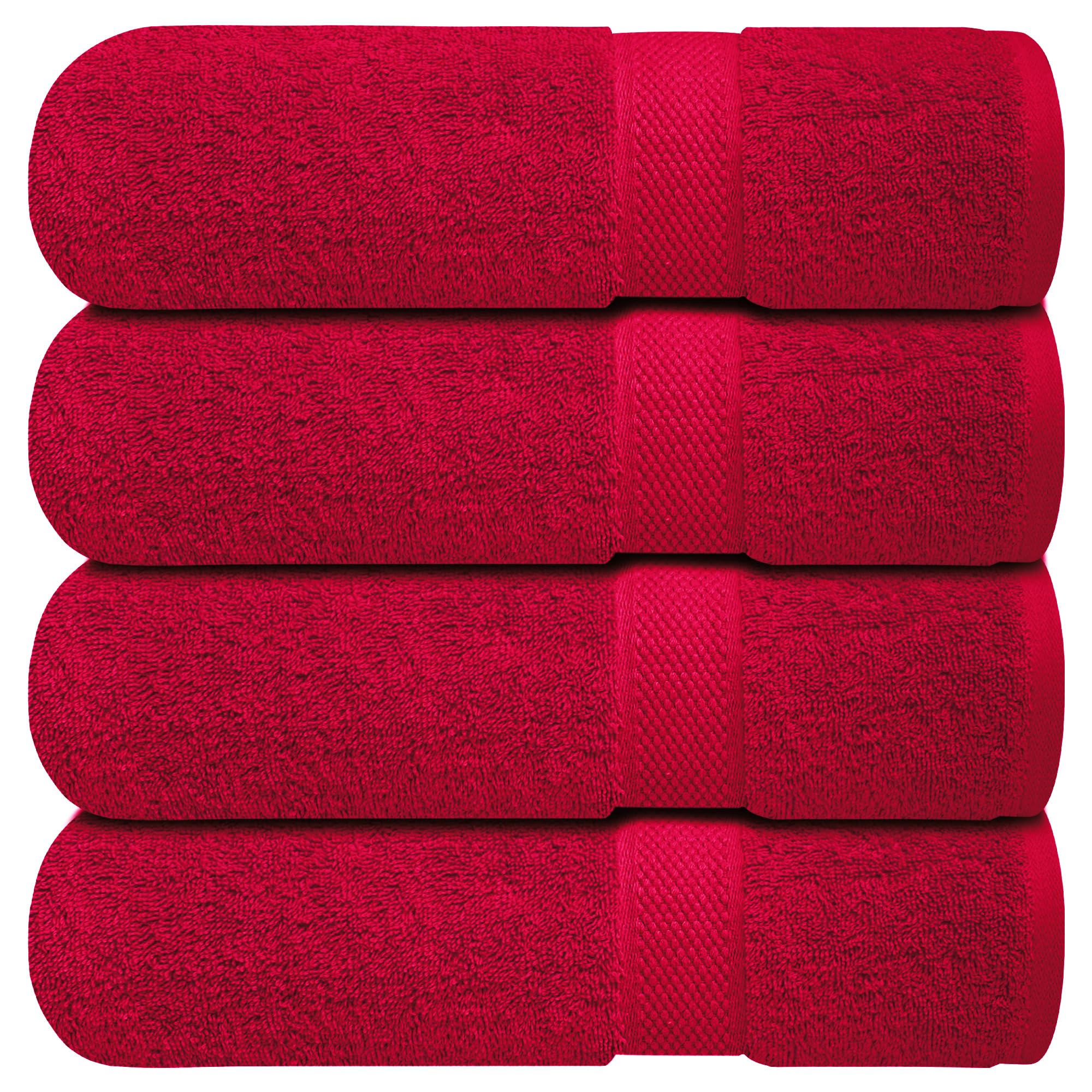 Infinitee Xclusives White Hand Towels for Bathroom - Set of 6 (16x28 inches) 600 GSM, 100% Cotton Ultra Soft, Quick Drying, Hotel Quality Hand Towel Set (Brilliant White, Hand Towels)