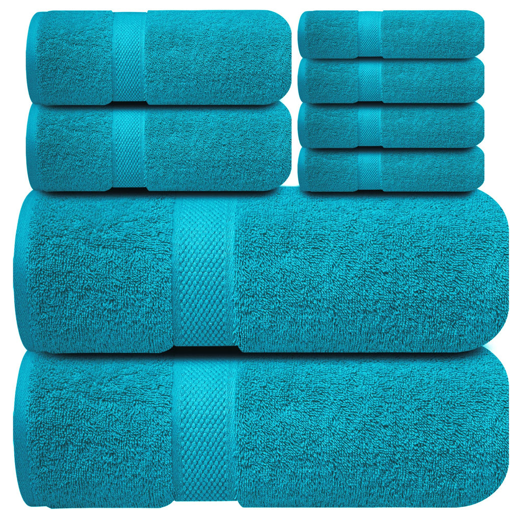 Infinitee Xclusives White Hand Towels for Bathroom - Set of 6 (16x28 inches) 600 GSM, 100% Cotton Ultra Soft, Quick Drying, Hotel Quality Hand Towel Set (Brilliant White, Hand Towels)