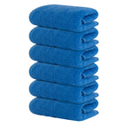 Tens Towels Pack of 6 Hand Towels, 100% Cotton, Lighter Weight, Quick to Dry, 16 x 28 Inches, Super Soft & Absorbent, Perfect for Bathroom & Kitchen, Dark Grey
