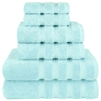 American Soft Linen Luxury Hand Towels for Bathroom, 100% Cotton Turkish 4 Piece Hand Towel Set, 600 GSM Hand Face Towels for Kitchen, White Hand Towels