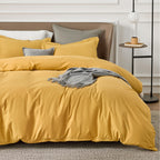 Bedsure White Duvet Cover Queen Size - Soft Double Brushed Bedding Set for Kids & Adults, Zipper Closure, 3 Pieces, Includes 1 Duvet Cover (90"x90") & 2 Pillow Shams, NO Comforter
