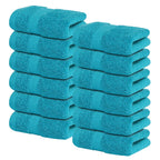 Infinitee Xclusives White Hand Towels for Bathroom - Set of 6 (16x28 inches) 600 GSM, 100% Cotton Ultra Soft, Quick Drying, Hotel Quality Hand Towel Set (Brilliant White, Hand Towels)
