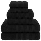American Soft Linen Luxury Hand Towels for Bathroom, 100% Cotton Turkish 4 Piece Hand Towel Set, 600 GSM Hand Face Towels for Kitchen, White Hand Towels
