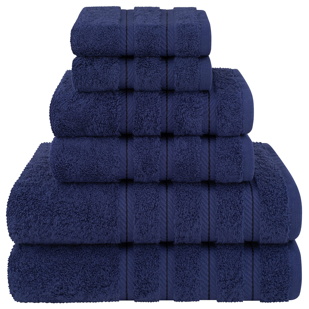 American Soft Linen Luxury Hand Towels for Bathroom, 100% Cotton Turkish 4 Piece Hand Towel Set, 600 GSM Hand Face Towels for Kitchen, White Hand Towels