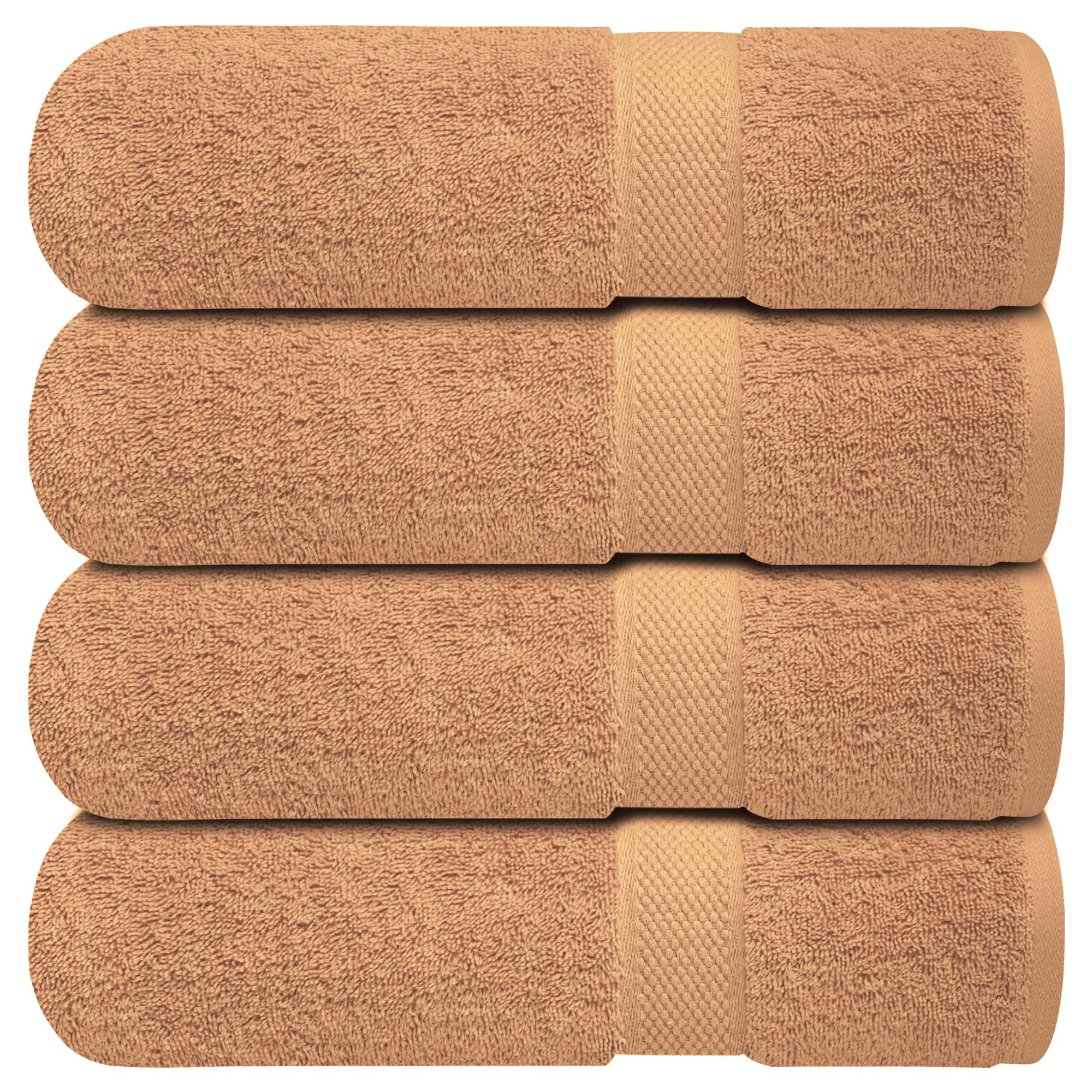 Infinitee Xclusives White Hand Towels for Bathroom - Set of 6 (16x28 inches) 600 GSM, 100% Cotton Ultra Soft, Quick Drying, Hotel Quality Hand Towel Set (Brilliant White, Hand Towels)