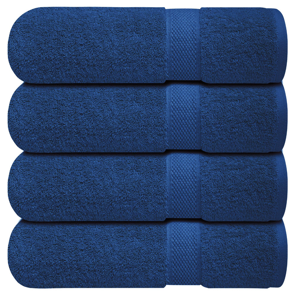 Infinitee Xclusives White Hand Towels for Bathroom - Set of 6 (16x28 inches) 600 GSM, 100% Cotton Ultra Soft, Quick Drying, Hotel Quality Hand Towel Set (Brilliant White, Hand Towels)