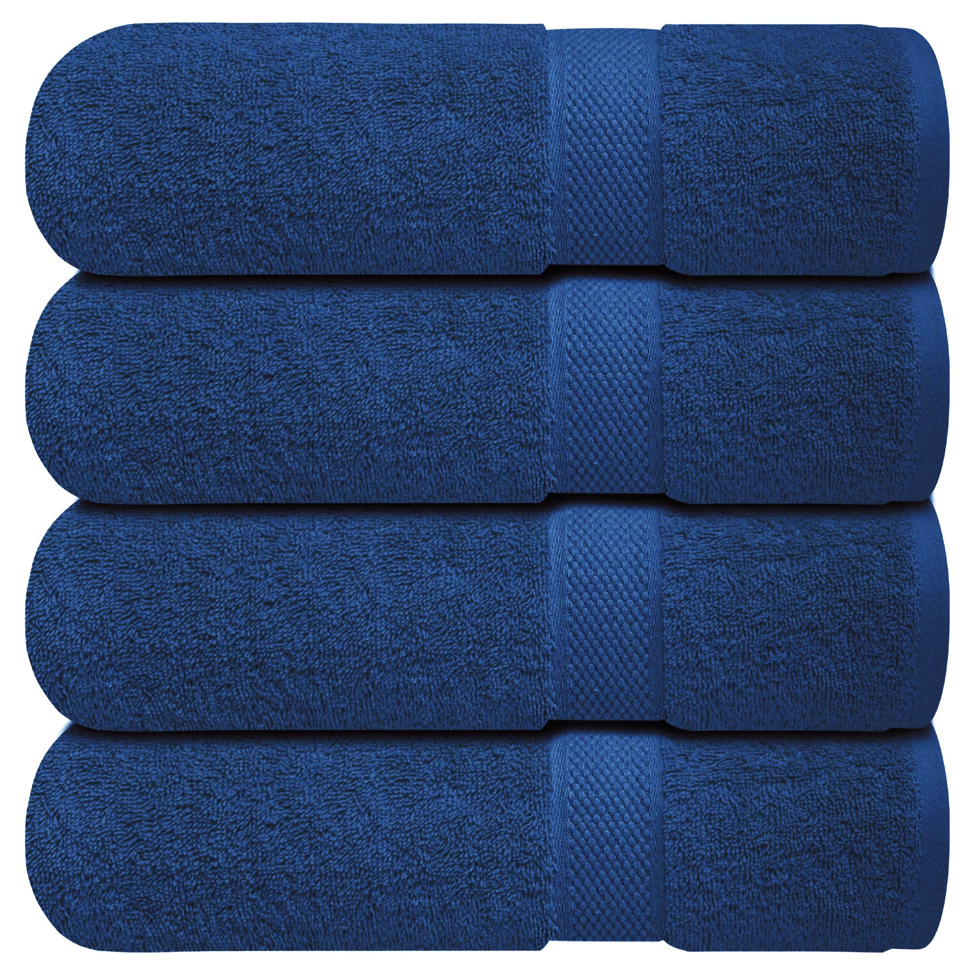 Infinitee Xclusives White Hand Towels for Bathroom - Set of 6 (16x28 inches) 600 GSM, 100% Cotton Ultra Soft, Quick Drying, Hotel Quality Hand Towel Set (Brilliant White, Hand Towels)