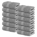 Infinitee Xclusives White Hand Towels for Bathroom - Set of 6 (16x28 inches) 600 GSM, 100% Cotton Ultra Soft, Quick Drying, Hotel Quality Hand Towel Set (Brilliant White, Hand Towels)