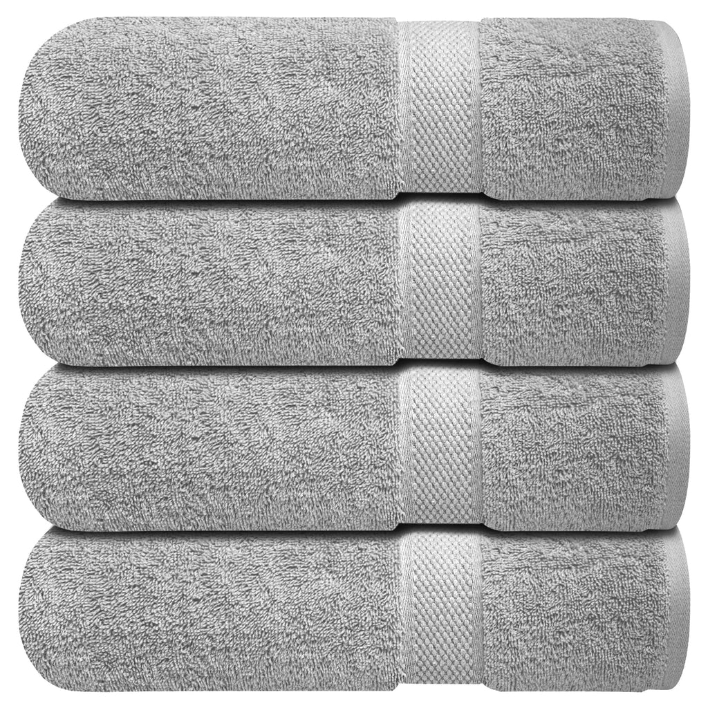 Infinitee Xclusives White Hand Towels for Bathroom - Set of 6 (16x28 inches) 600 GSM, 100% Cotton Ultra Soft, Quick Drying, Hotel Quality Hand Towel Set (Brilliant White, Hand Towels)