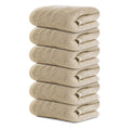 Tens Towels Pack of 6 Hand Towels, 100% Cotton, Lighter Weight, Quick to Dry, 16 x 28 Inches, Super Soft & Absorbent, Perfect for Bathroom & Kitchen, Dark Grey